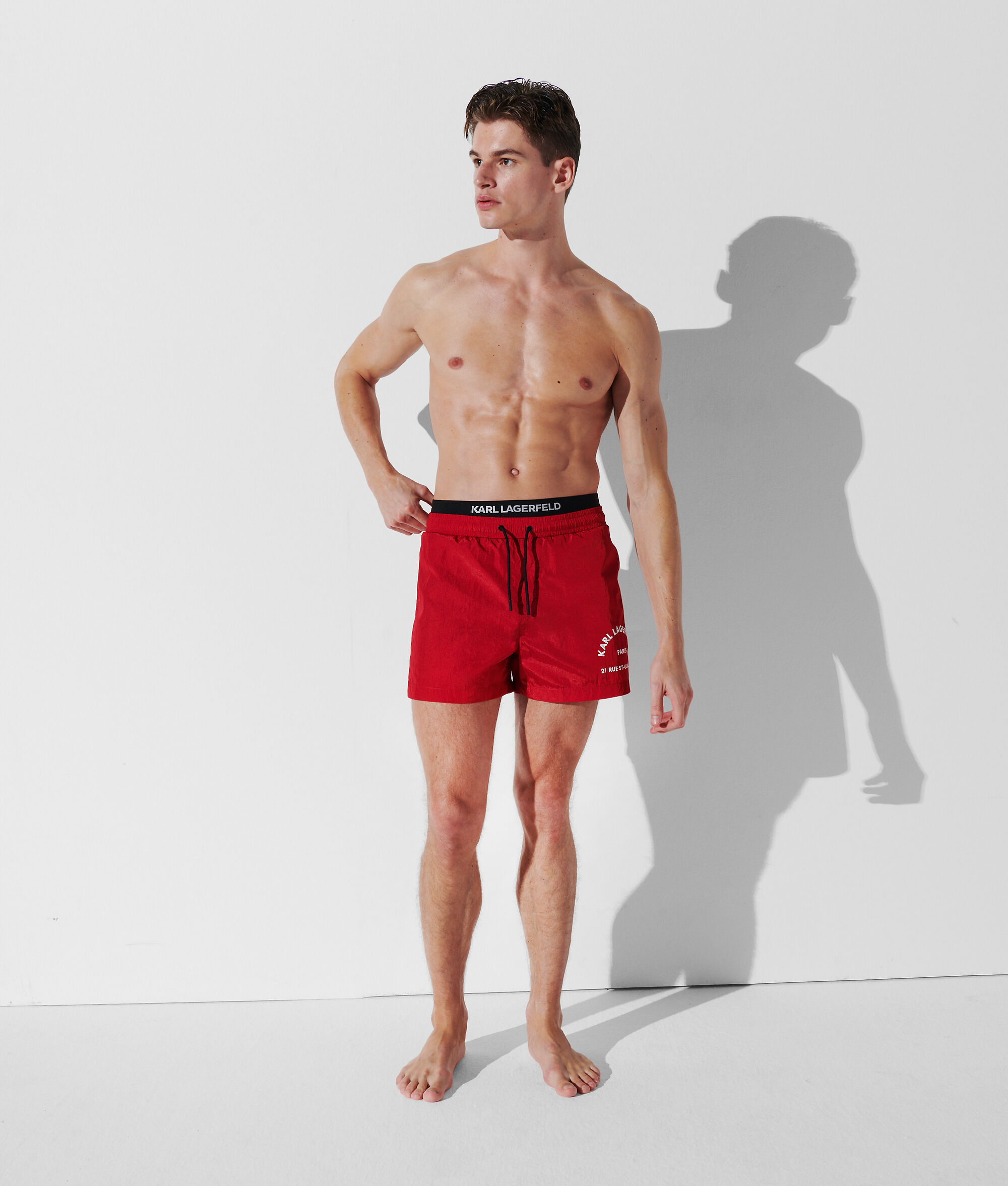 (image for) Stunning RUE ST-GUILLAUME DOUBLE WAISTBAND BOARD SHORTS